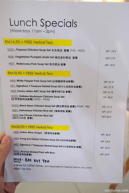 Healthy Chinese New Year Menu Alison Soup House, TTDI I Come, I See