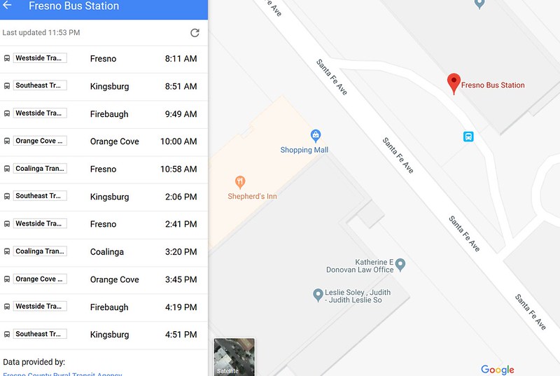Live bus arrival times now available in Fresno (FAX)! Stop and Move