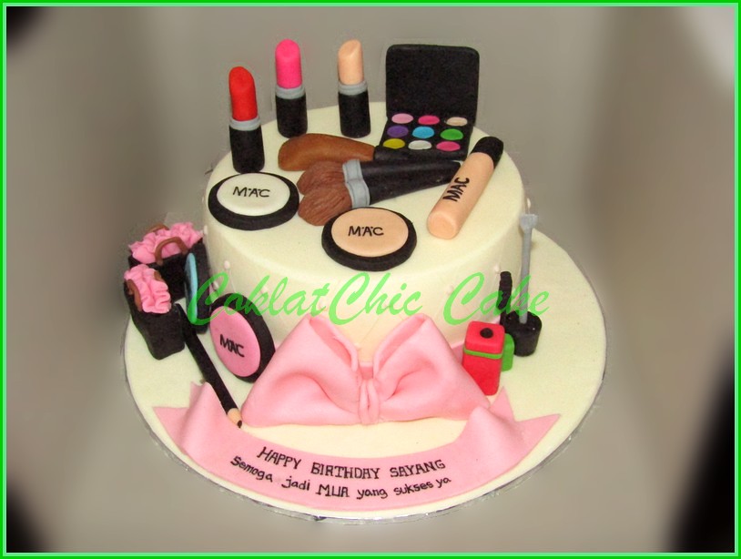 Kue Ulang Tahun Berbentuk Make Up Berbagai Kue