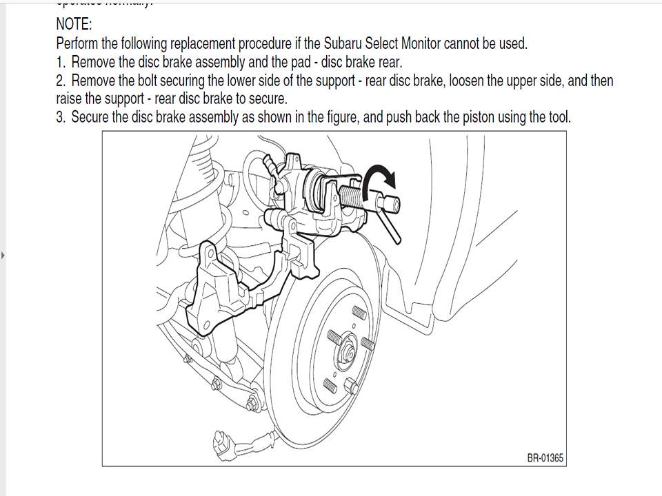 Independent Techs How do you handle Subaru Electronic Parking Brakes