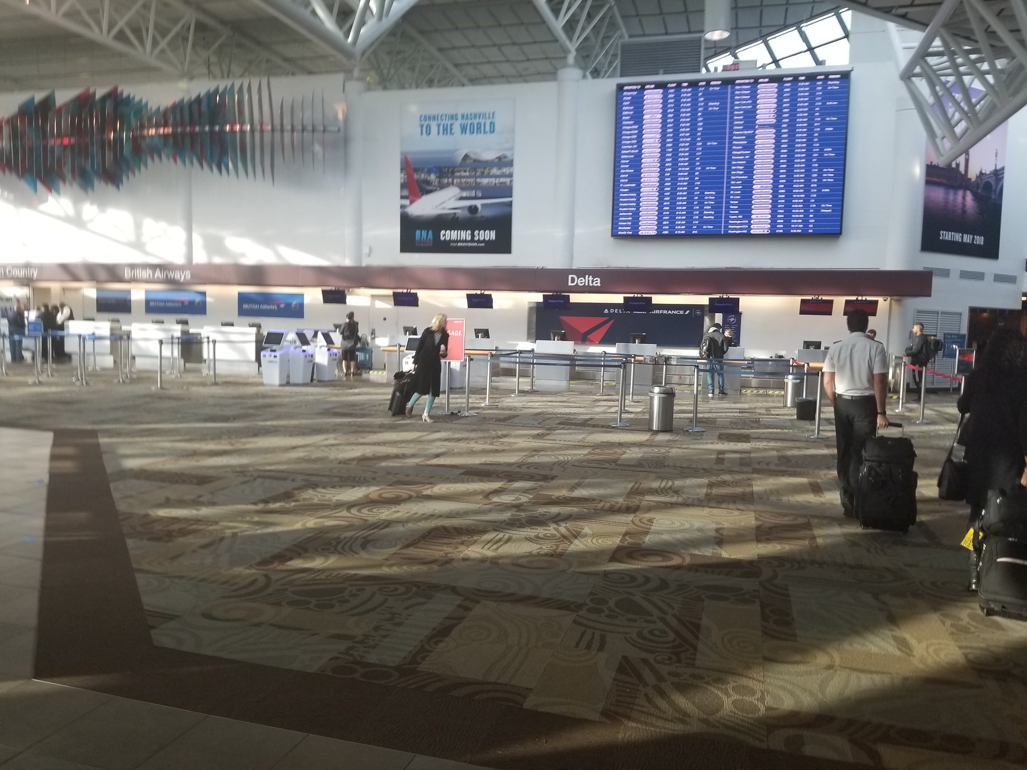 Review of Delta Air Lines flight from Nashville to Nashville in Economy