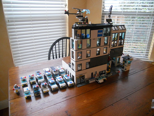 Nice (and Huge) LEGO City Police Station MOC Mostly Bricks