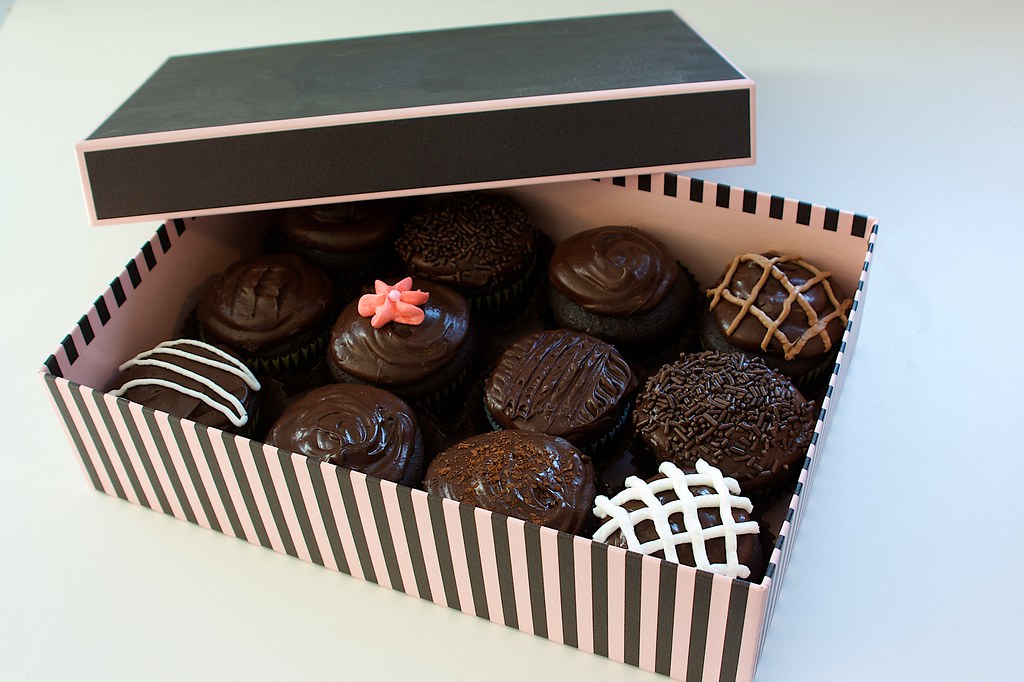 The Sugartarian A Box Of Chocolates....Cupcakes