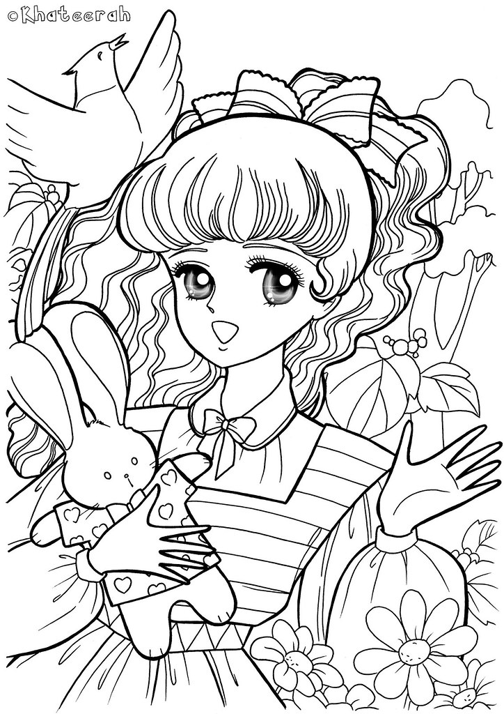 Anime Coloring Pages Free Printable Coloring Pages.