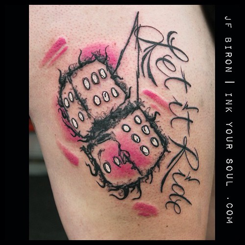 Fun Fuzzy Beetlejuice-Ish Dice! #Tattoo #Tattoos #Tattooflash #Color #Black #Pink #Dice #Sketch #Sketchart #Mtl #Montreal #Original #Picoftheday #Photooftheday #Ink #Inked #Instagood #Instamood #Iphonesia #Instadaily #Inkyoursoul - A Photo On Flickriver 500_x_500_jpg
