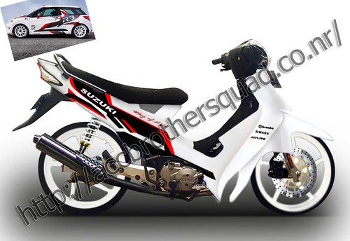 Modifikasi Suzuki Smash 2007