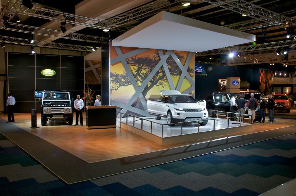 Land Rover stand Johannesburg International Motor Show 2008 Nasrec