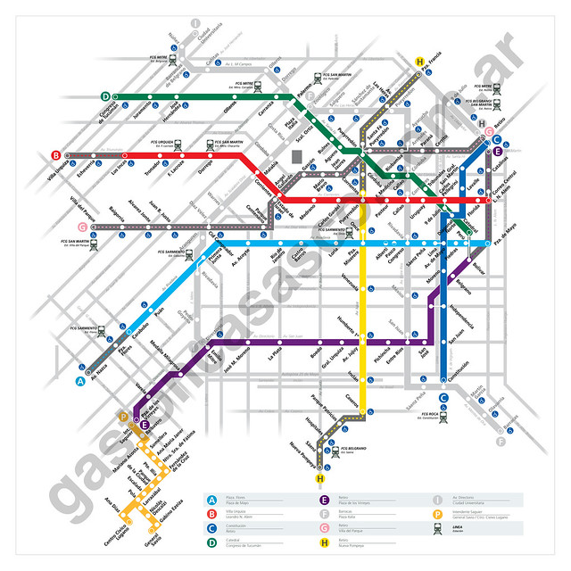 25 Imagenes Mapa Subte Linea A