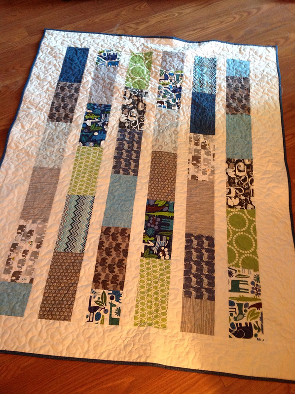 Modern Material Girl QuiltADay, Day 5