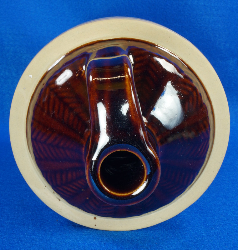 SOLD Antique Stoneware Crock 1 Gallon Shoulder Whiskey Jug with Top