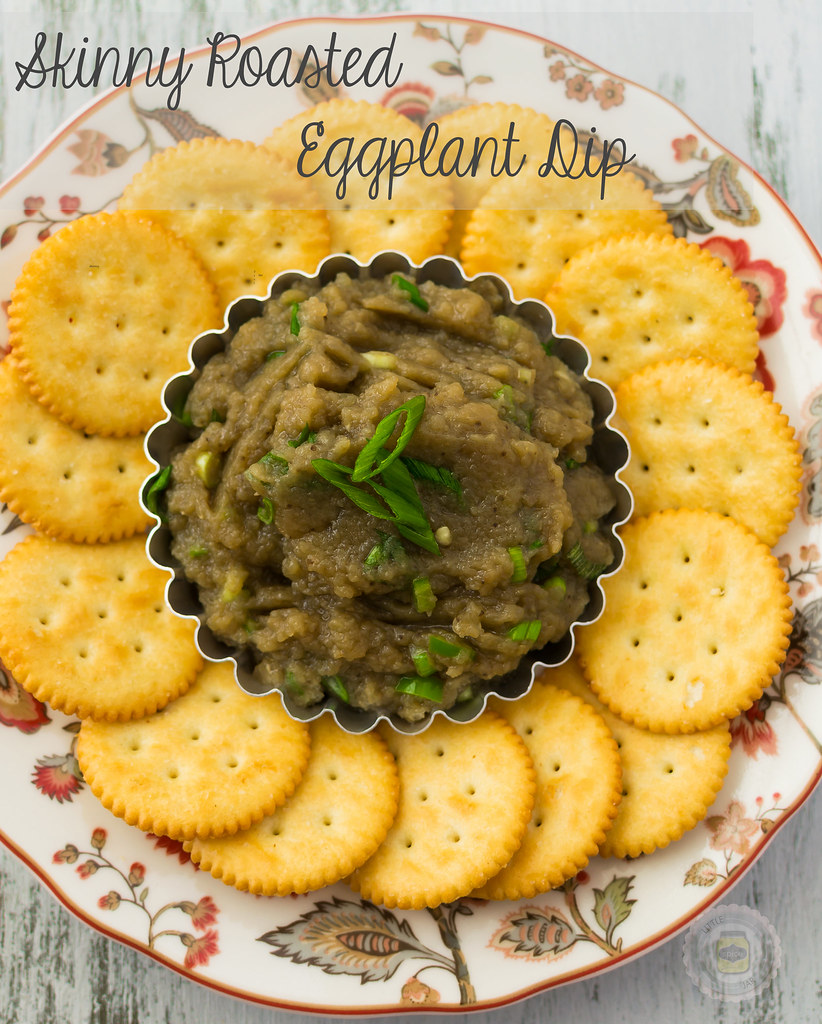 SKINNY ROASTED EGGPLANT DIP (BAINGAN BHARTA)