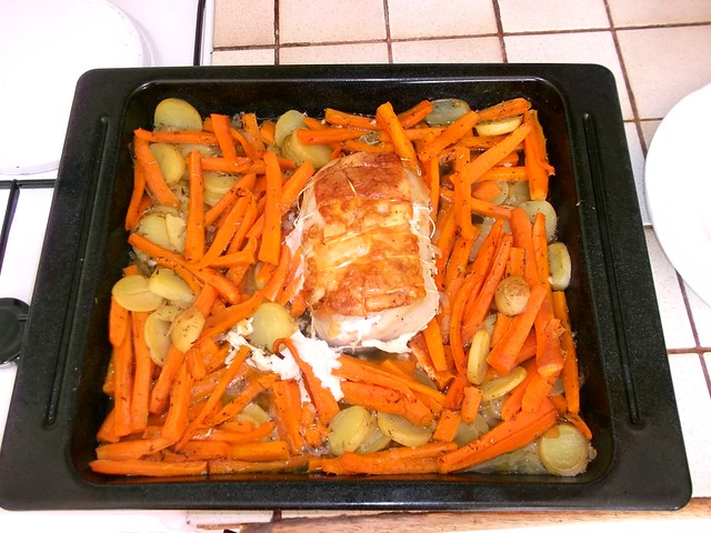 roti de porc carotte pomme de terre