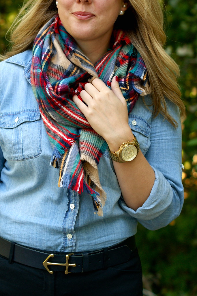 Franish how to wear a blanket scarf for work and for play (+video)