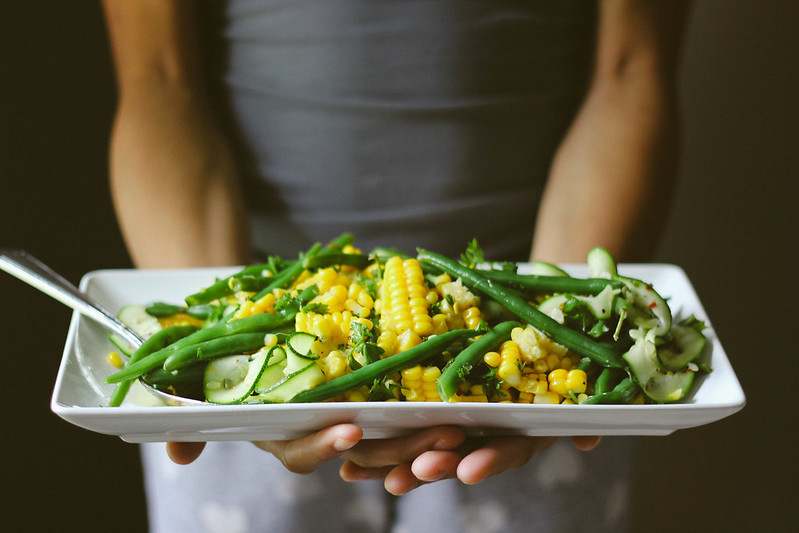 Zucchini, Corn and Green Bean Salad — Southern Soufflé's