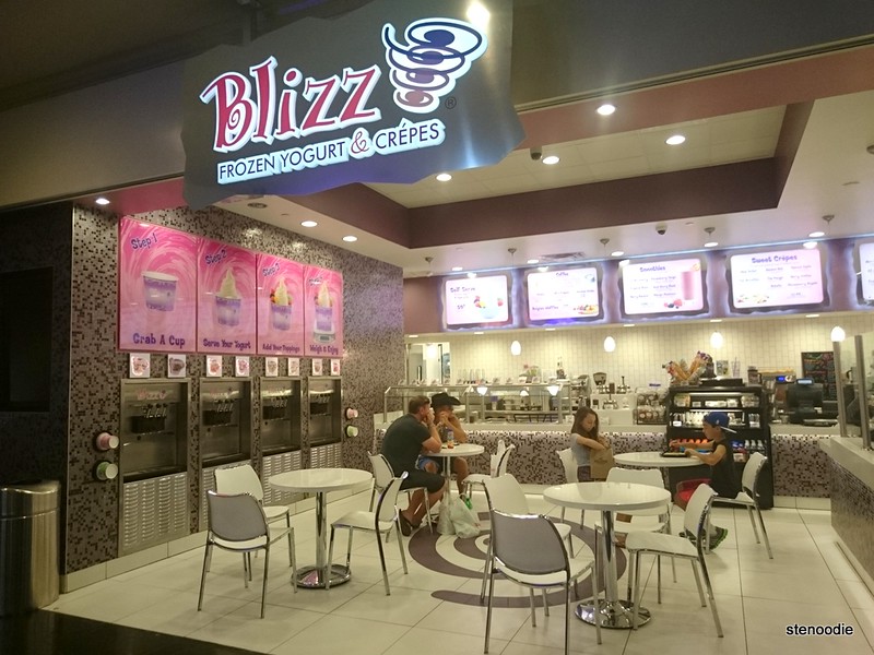 Las Vegas Eats 2015 Blizz Frozen Yogurt & Crepes stenoodie