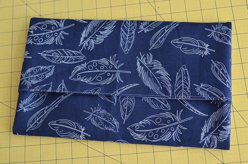 Simple, Lined Envelope Pouch Tutorial Kitchen Table Quilting