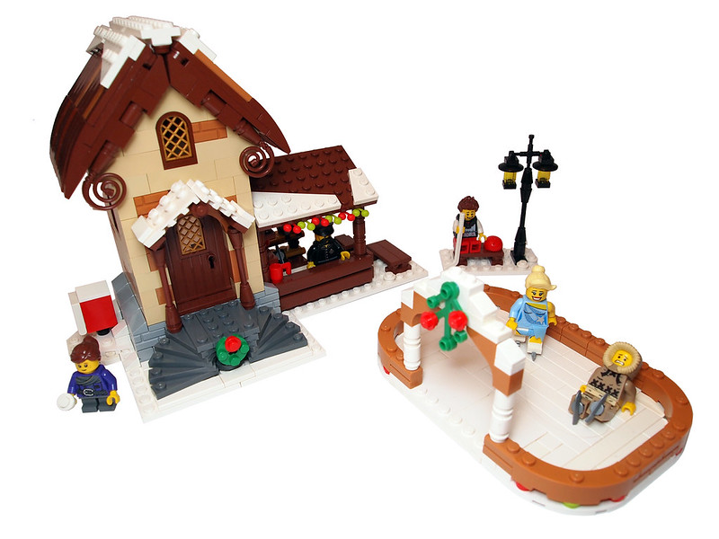 Winter Village Skating rink LEGO Town Eurobricks Forums