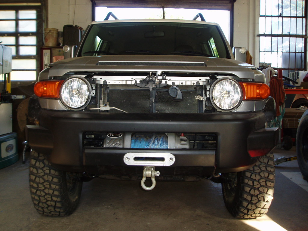 NEW PRODUCTStock bumper internal winch mount Toyota FJ Cruiser Forum