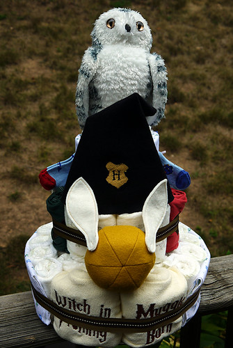 harry potter diaper cake