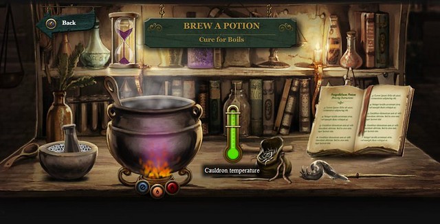 Brewing Potions in Pottermore