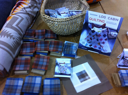 wool quilt kits for the book party!