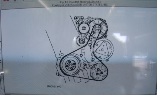 Replacing, changing alternator or thermostat jetta 1.8t