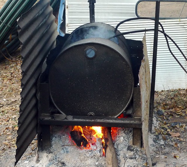 Donkey boiler at campsite Flickr Photo Sharing!