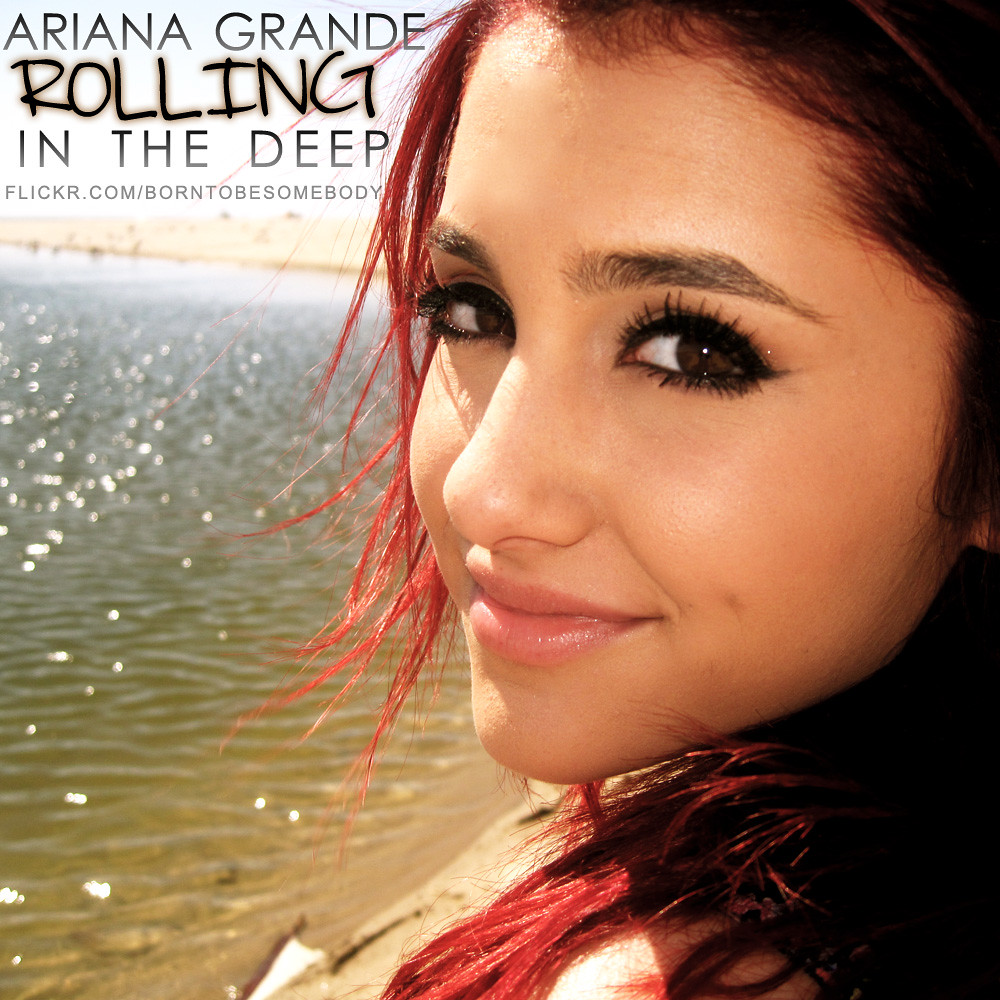 Ariana Grande Rolling In The Deep CD Cover a photo on Flickriver