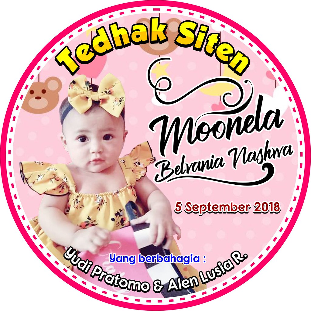 Paling Inspiratif Contoh Desain Stiker Tedak Siten