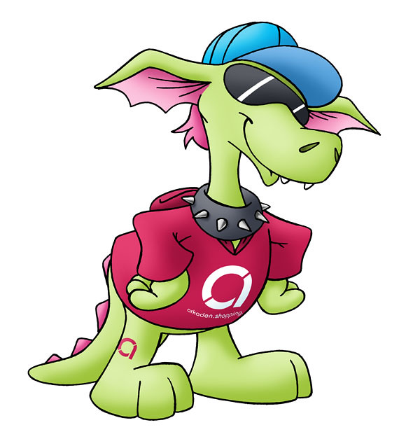 Tegning maskot dinosaur / drage Flickr Photo Sharing!