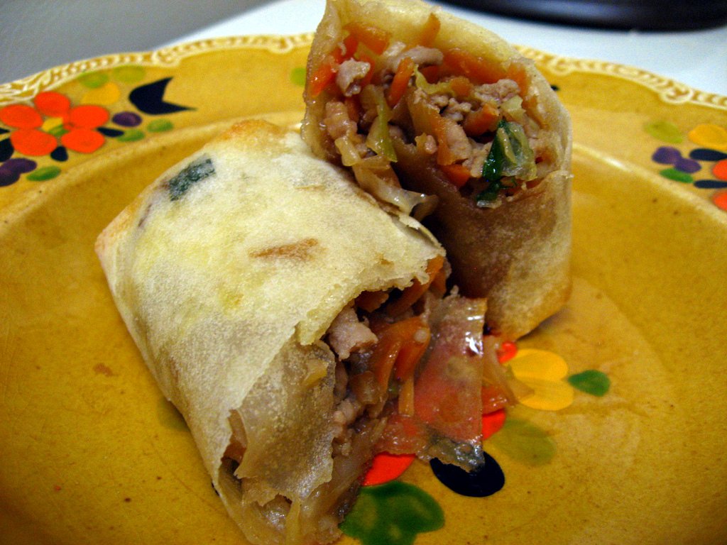 yellebellyboo Baked Pork Egg Rolls