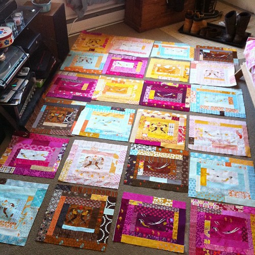 In Color Order Mendocino Quilt Blocks