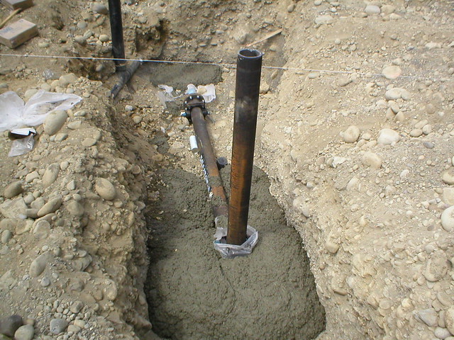 070912 Warehouse Water connection and thrust block Flickr Photo