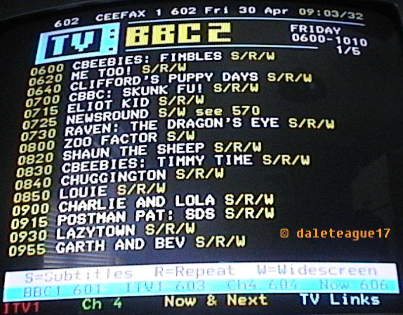 BBC Ceefax BBC TV Guide BBC Ceefax BBC2 TV Guide Cee… Flickr