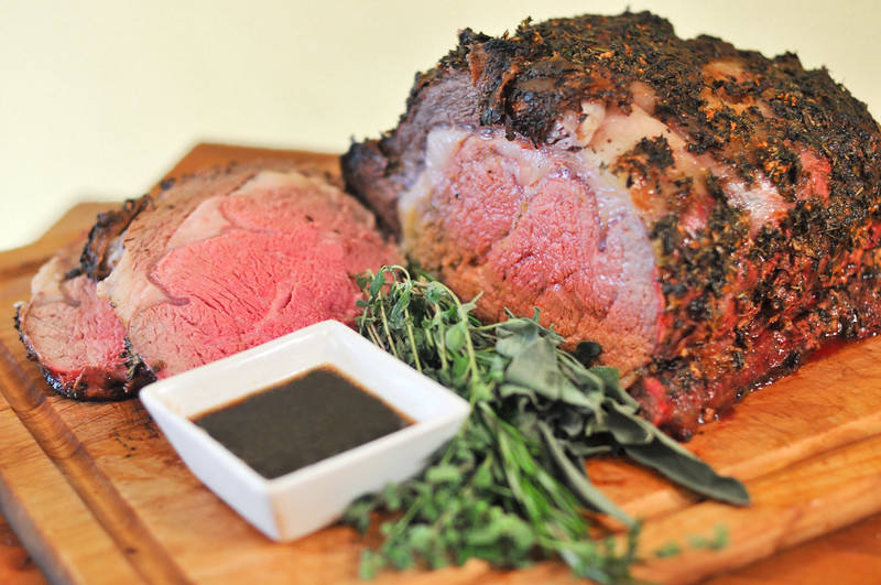 GrillRoasted HerbCrusted Standing Rib Roast Recipe The Meatwave