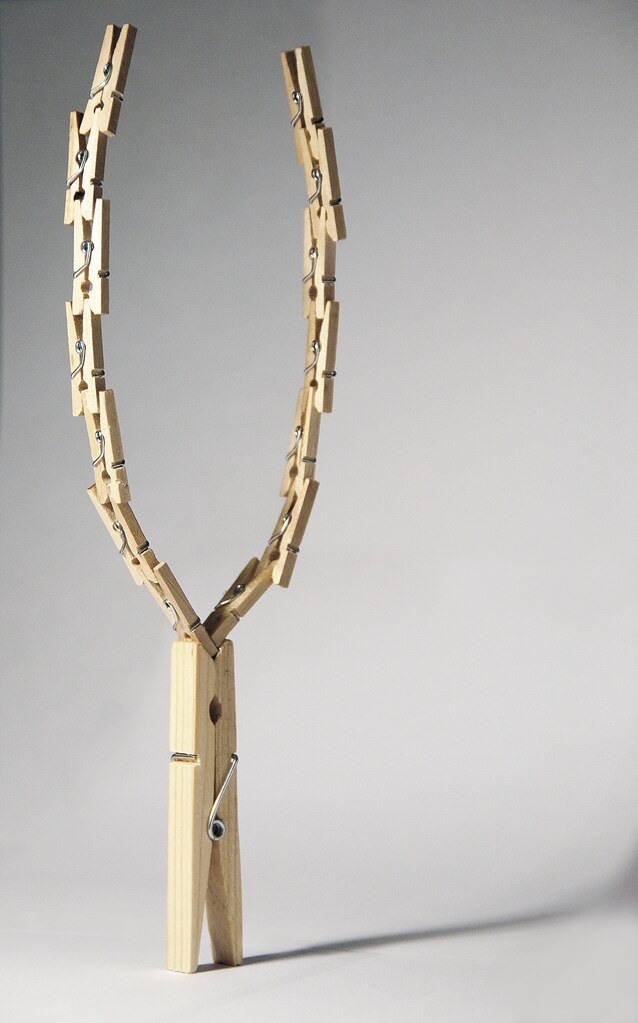 dori the giant Clothespin Sculpture.