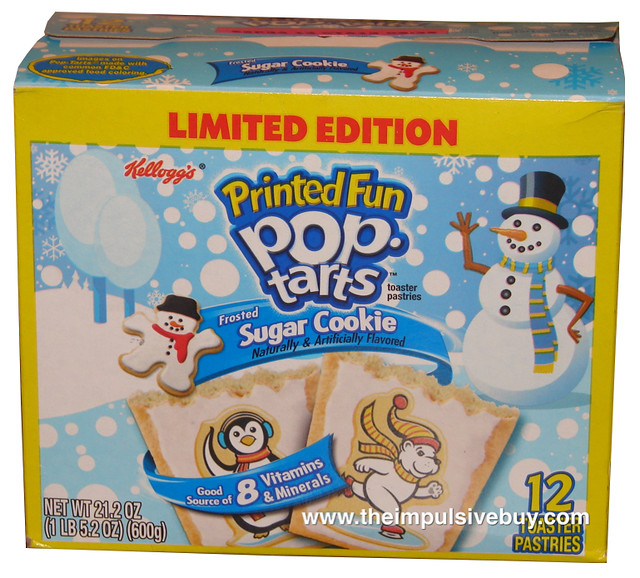 Kellogg's Limited Edition Printed Fun Frosted Sugar Cookie PopTarts Flickr Photo Sharing!
