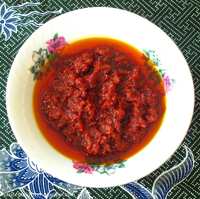 Nasi Lemak Lover Sweet sambal tumis, a CNY potluck