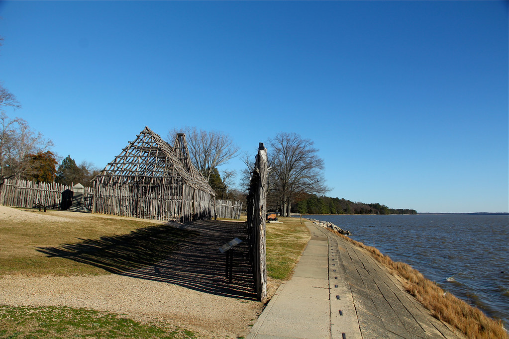 Jamestown Fort Reconstruction Historic Jamestowne, Colonia… Flickr