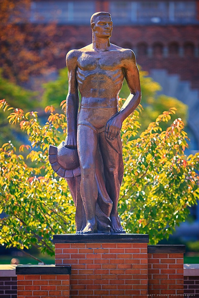 Michigan State University Sparty Standing at the entranc… Flickr
