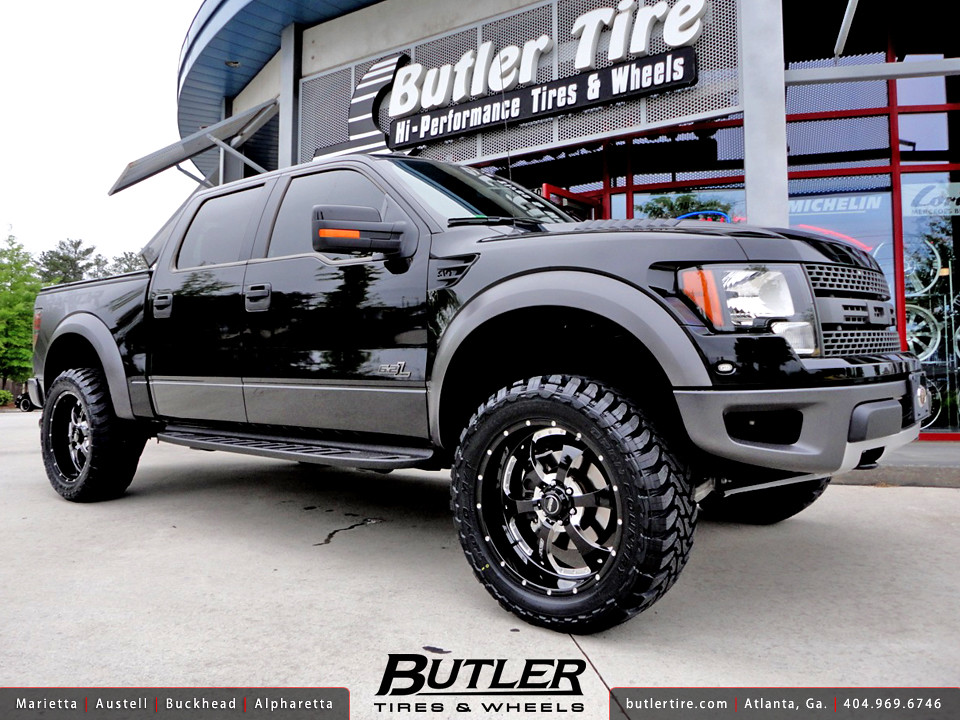 Ford F150 SVT Raptor with 22in BMF Novakane Wheels, 35in Toyo MT Tires