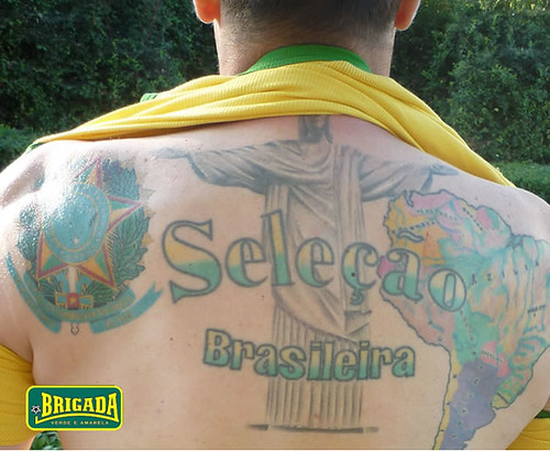 Homem Da Bandeira Americana Da Tatuagem Ilustração Stock Imagem 52571989 Tatuagem Bandeira do Brasil brigadaoficial Flickr