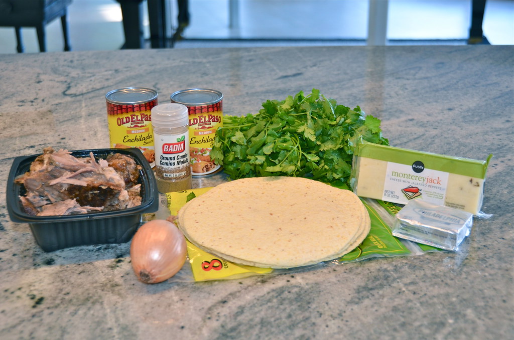 Cheesy Pork Enchiladas Necessary Indulgences