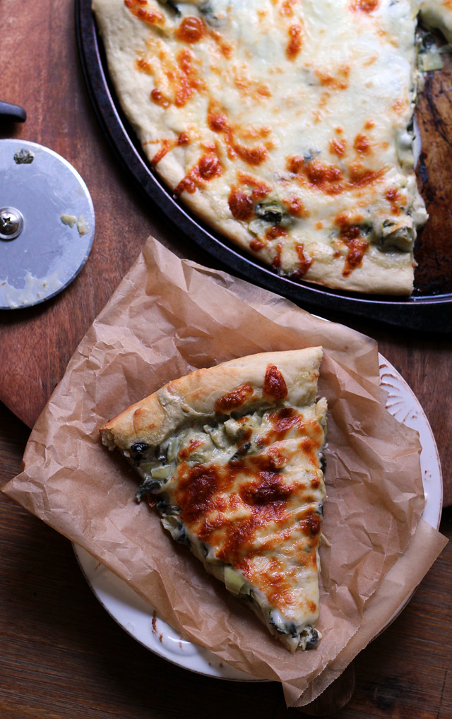 Spinach and Artichoke Pizza Joanne Eats Well With Others