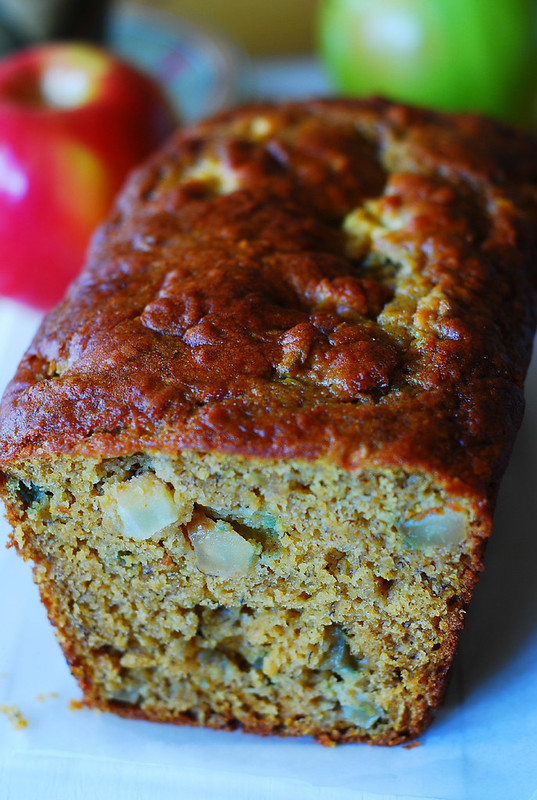 Pumpkin banana bread with apples Julia's Album