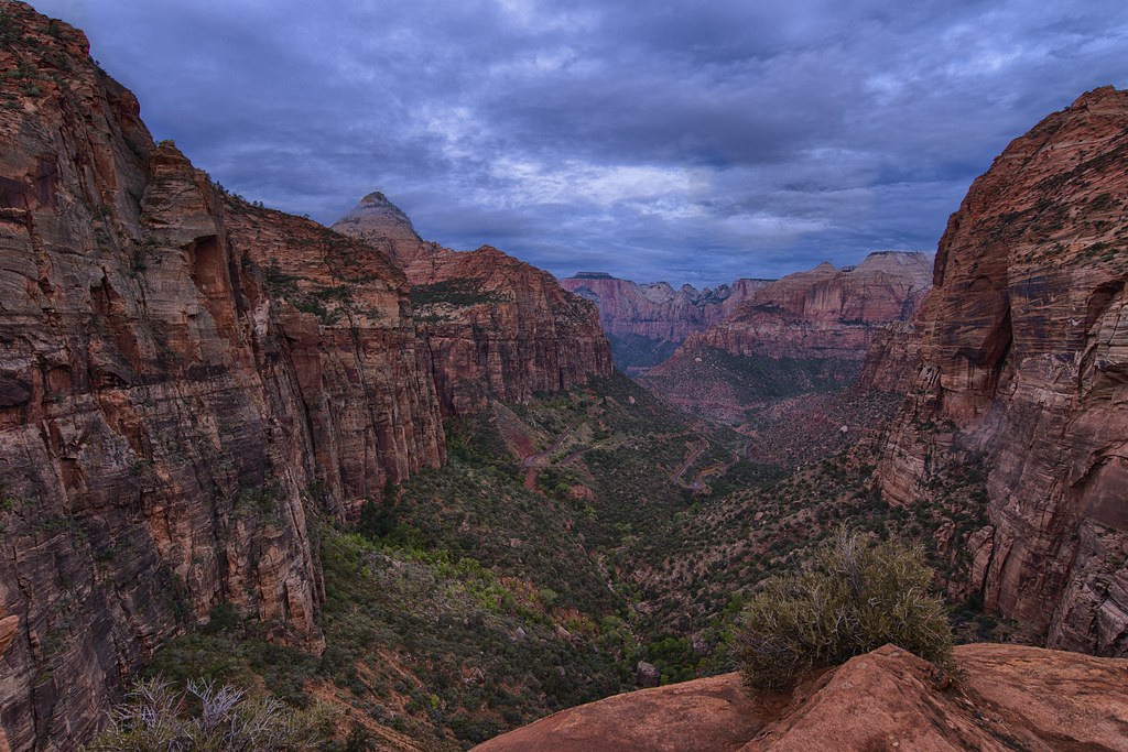 Elevation of Zion National Park, Utah, United States Topographic Map