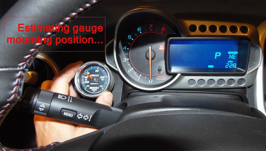 Autometer 6159 Boost Gauge Install 2013 Sonic RS w/PICS! Chevy Sonic