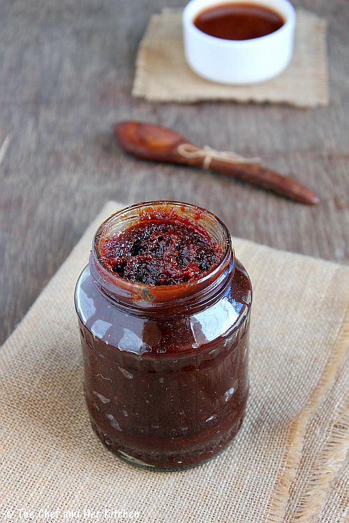 THE CHEF and HER KITCHEN Meetha Chutney Sweet Chutney for Chaats
