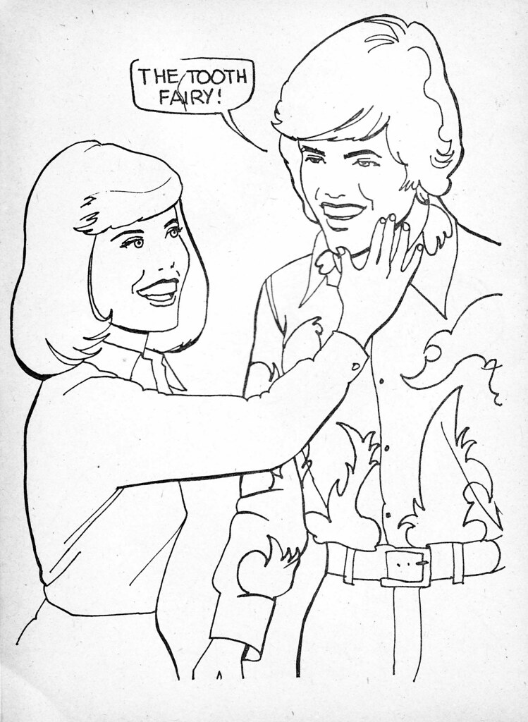 Retrospace Vintage Scan 27 Donny & Marie Coloring Book