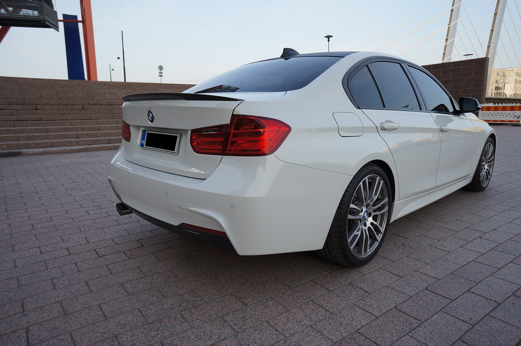 2013 F30 320i MSport AW with M Performance and 3M vinyl roof